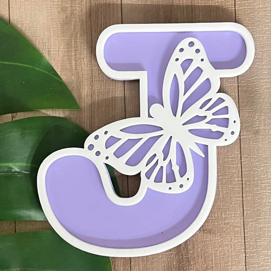 Butterfly Set 2 Layered Letters