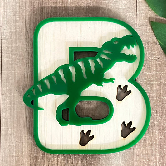 Dinosaur Set 3 Layered Letters