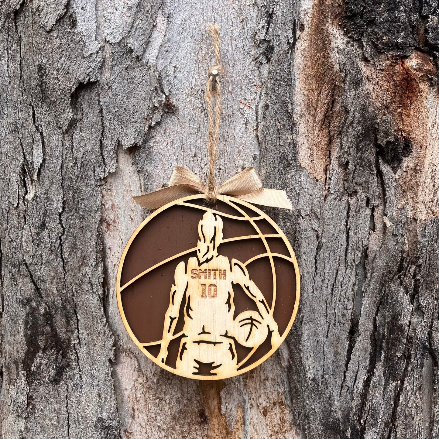 Personalised Basketball Christmas Ornament