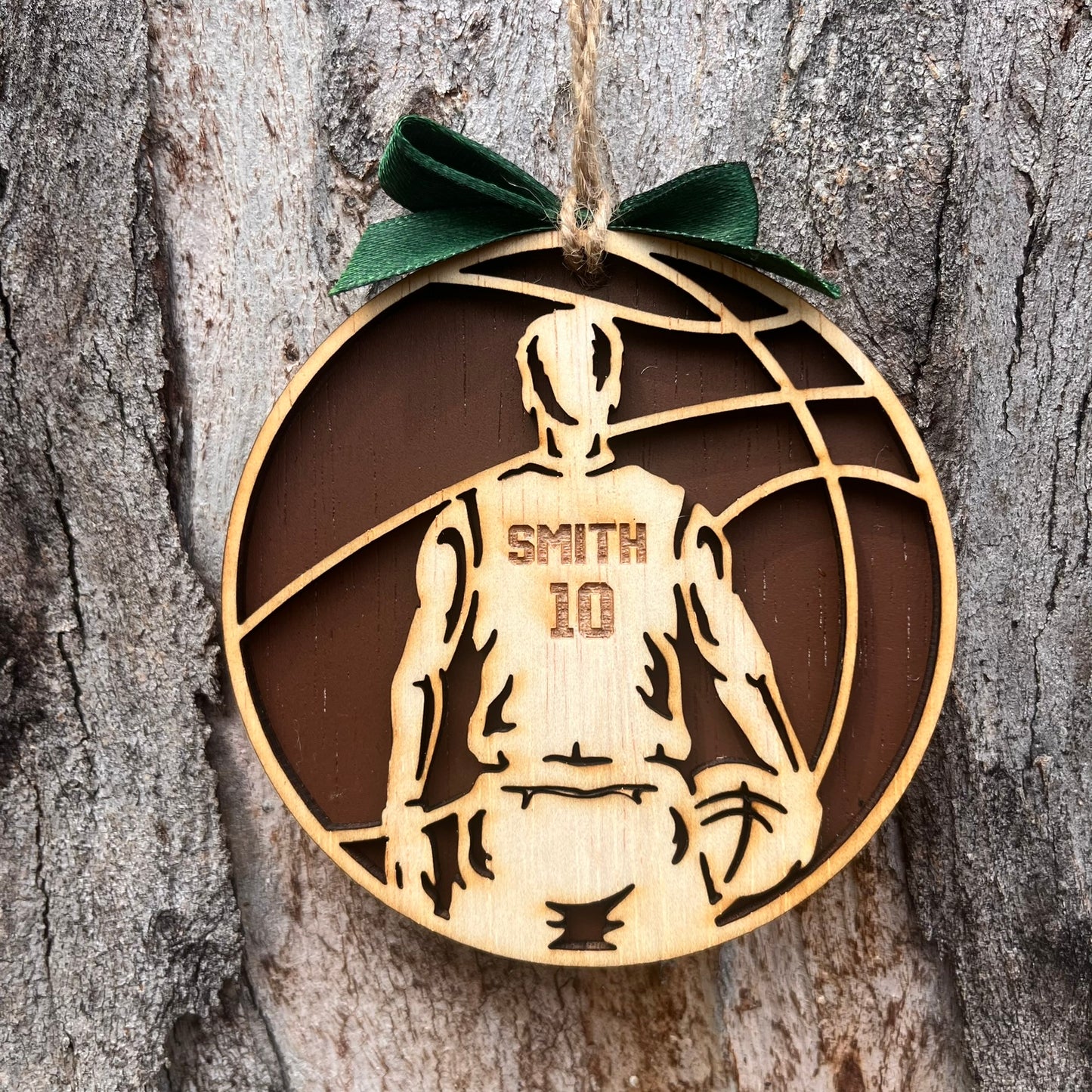 Personalised Basketball Christmas Ornament