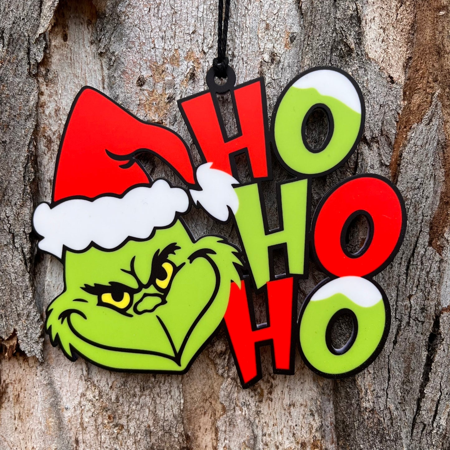 Ho Ho Ho Grinch Christmas Ornament