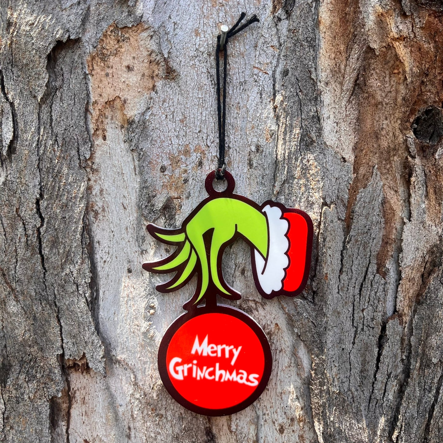 Personalised Grinch Christmas Ornament