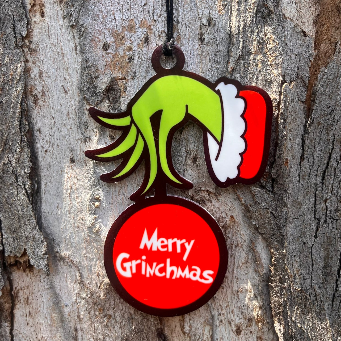 Personalised Grinch Christmas Ornament