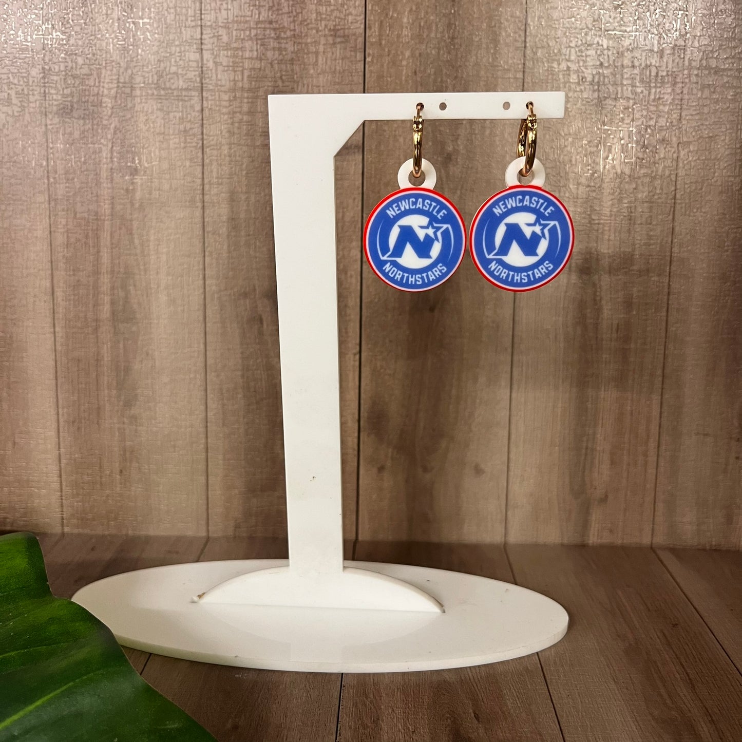 Newcastle Northstars Logo Earrings