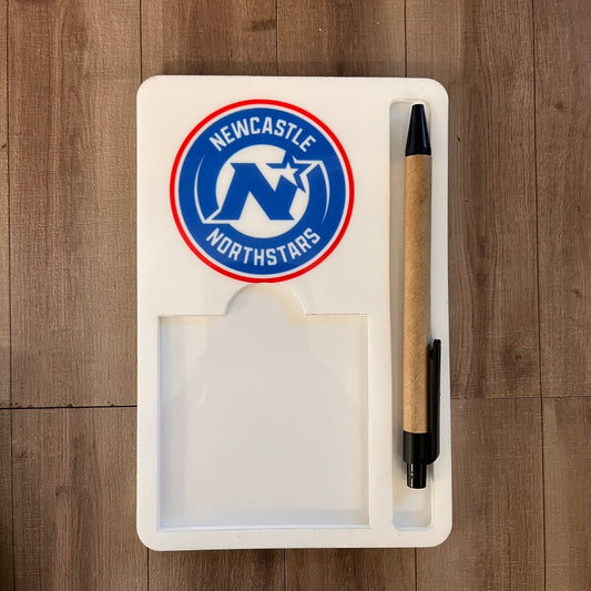 Newcastle Northstars Post it Note & Pen Holder