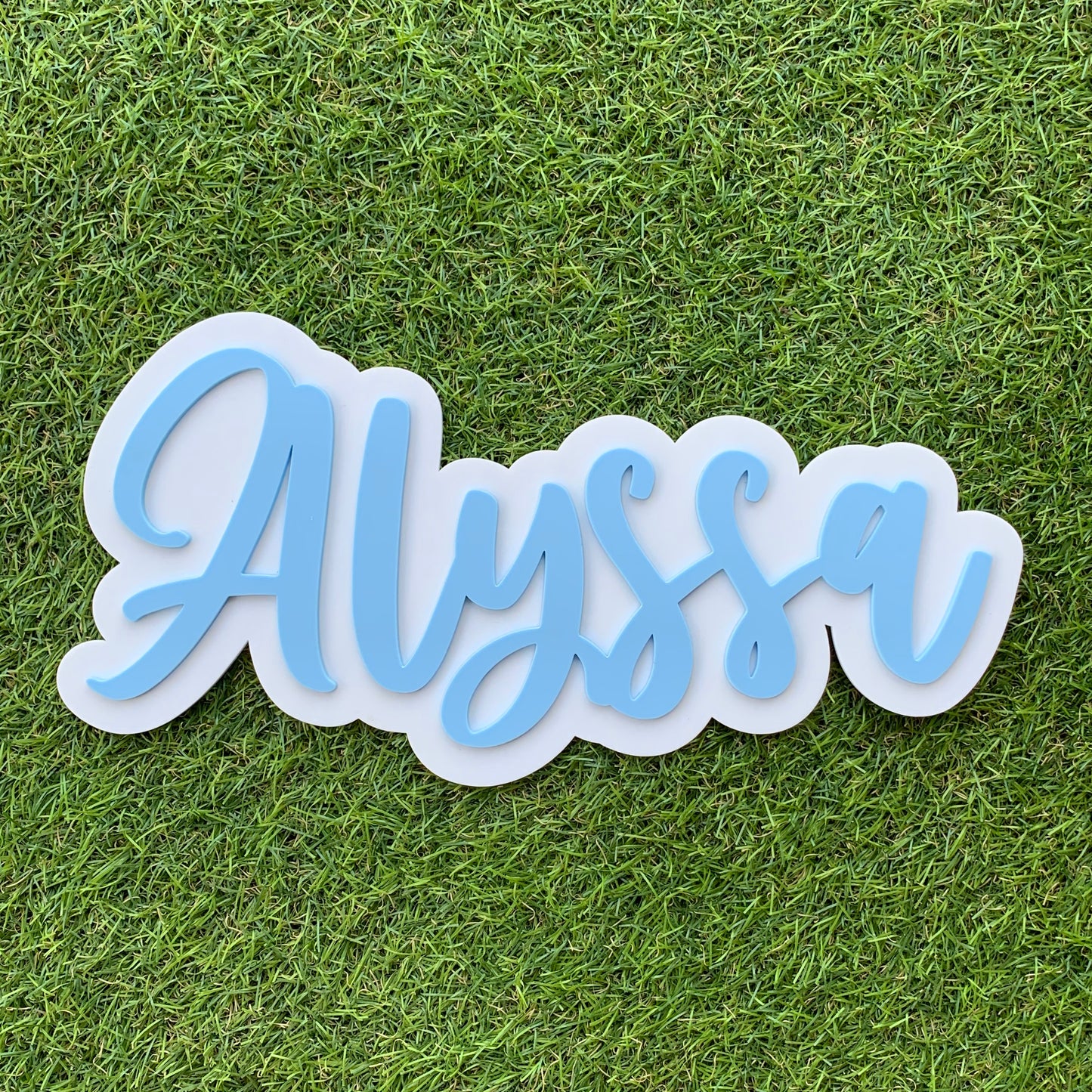 Double Layered Acrylic Name Plaques