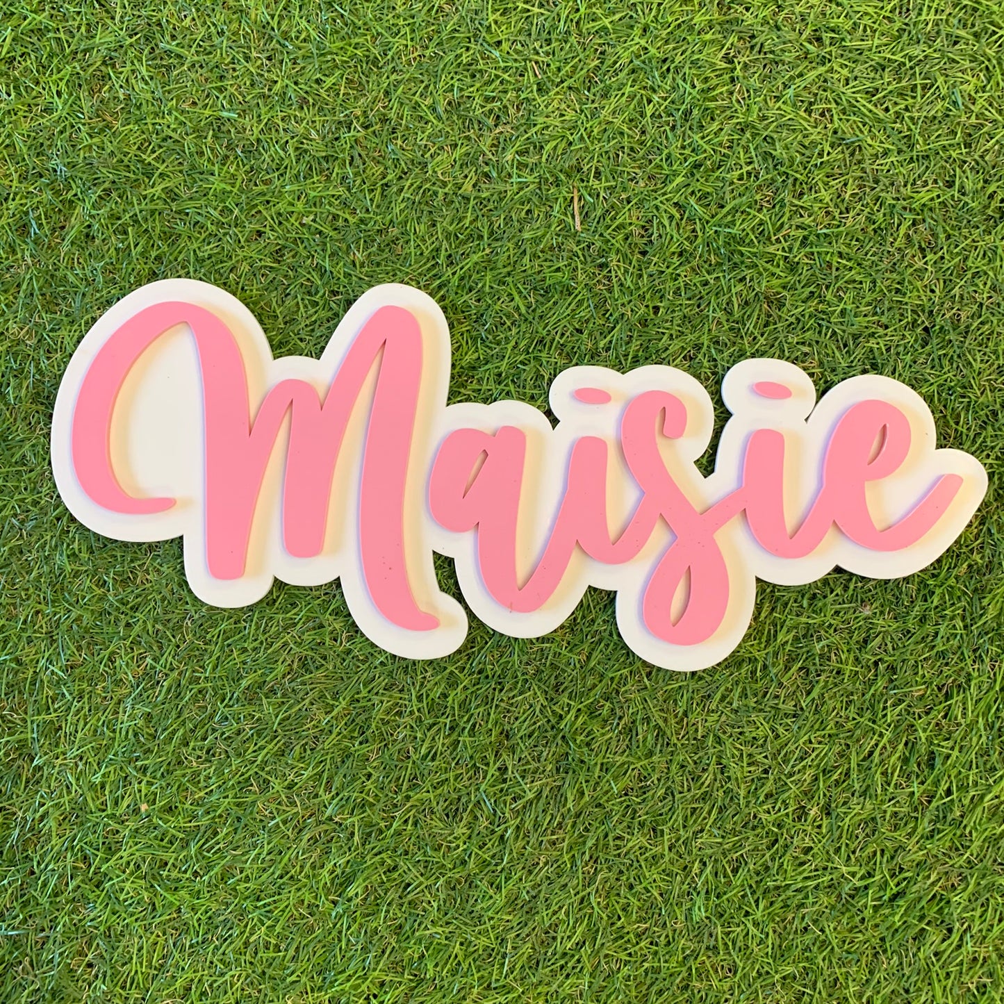 Double Layered Acrylic Name Plaques