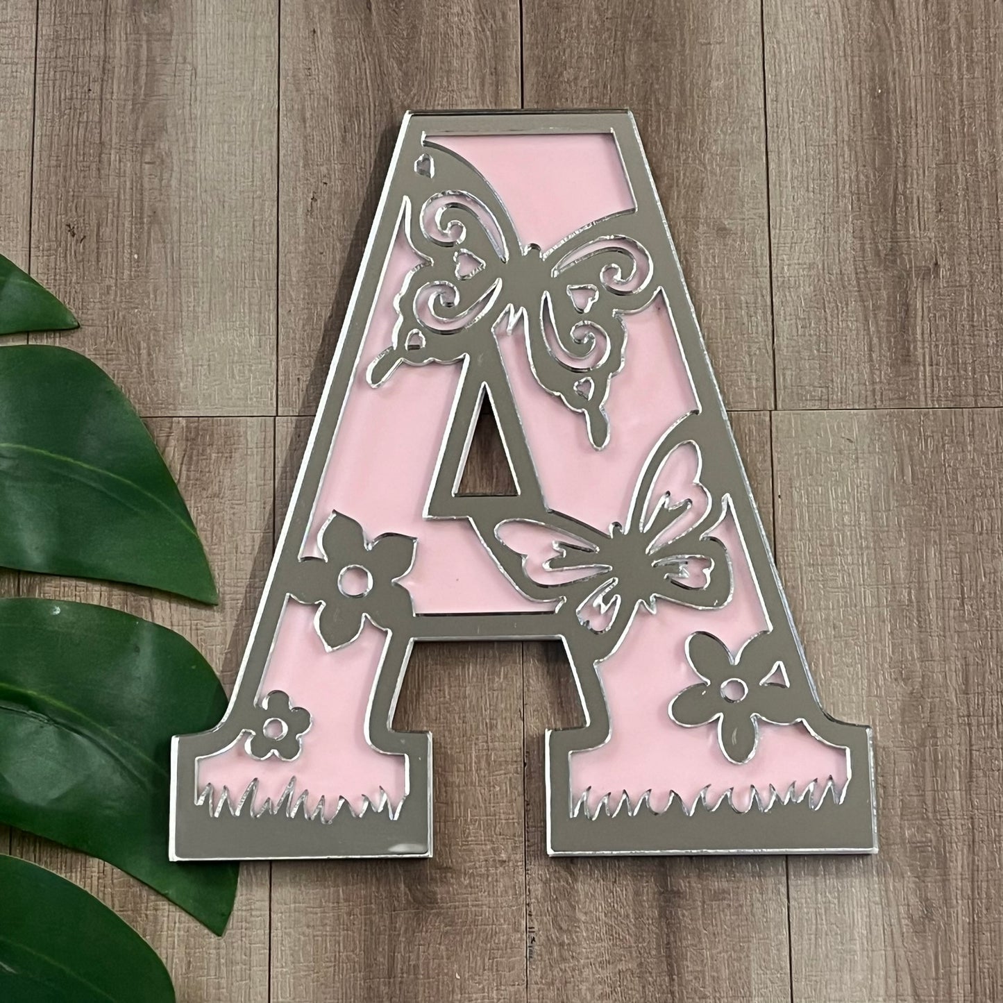 Butterfly Layered Letters