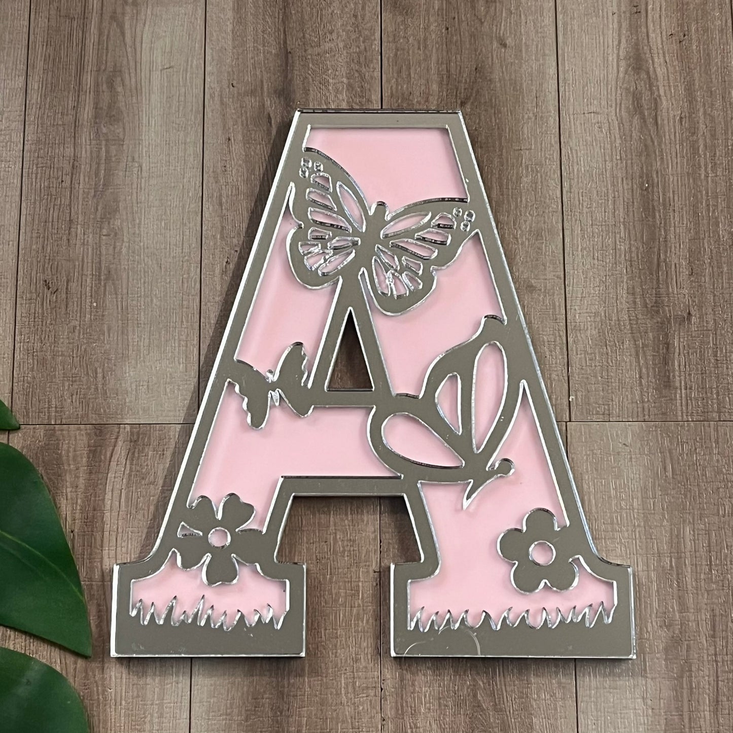 Butterfly Layered Letters