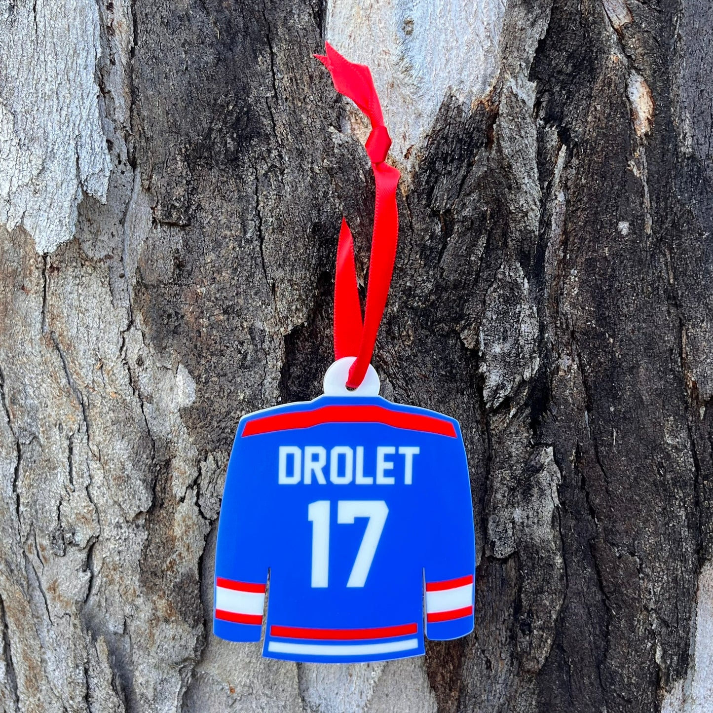 Newcastle Northstars Jersey Ornament Personalised