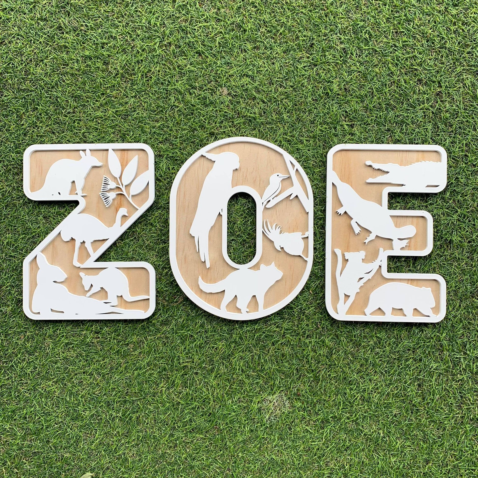 Australian Animals (original) Layered Letters - Webster Enterprises