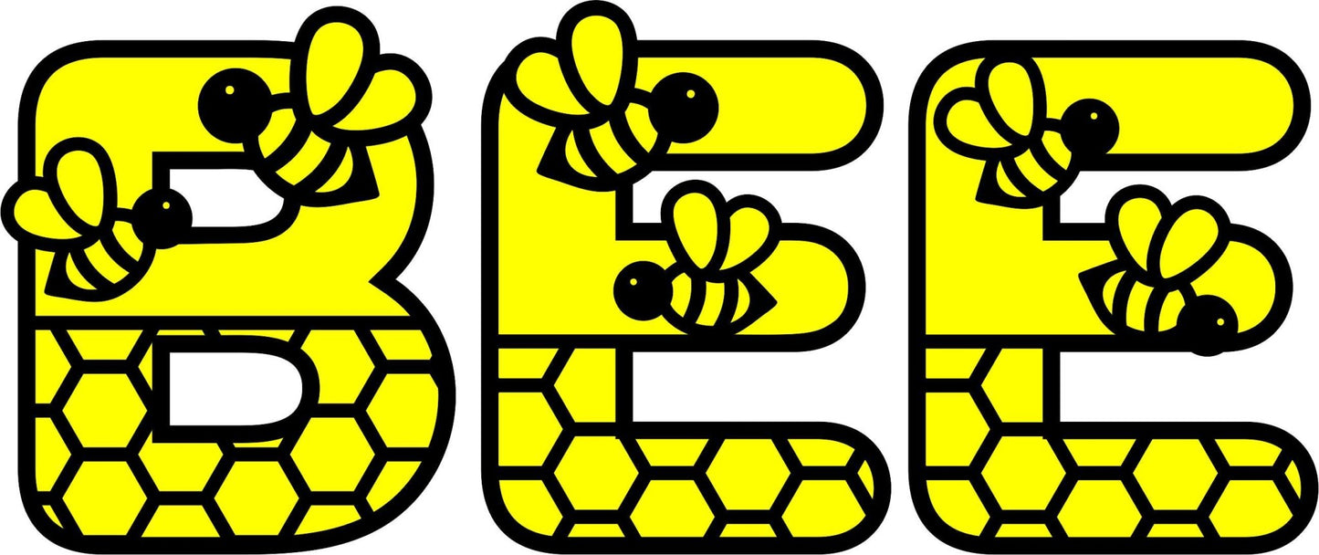 Bee Letter Layered Letters - Webster Enterprises