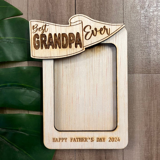 Best Dad Ever Magnetic Photo Frame - Webster Enterprises