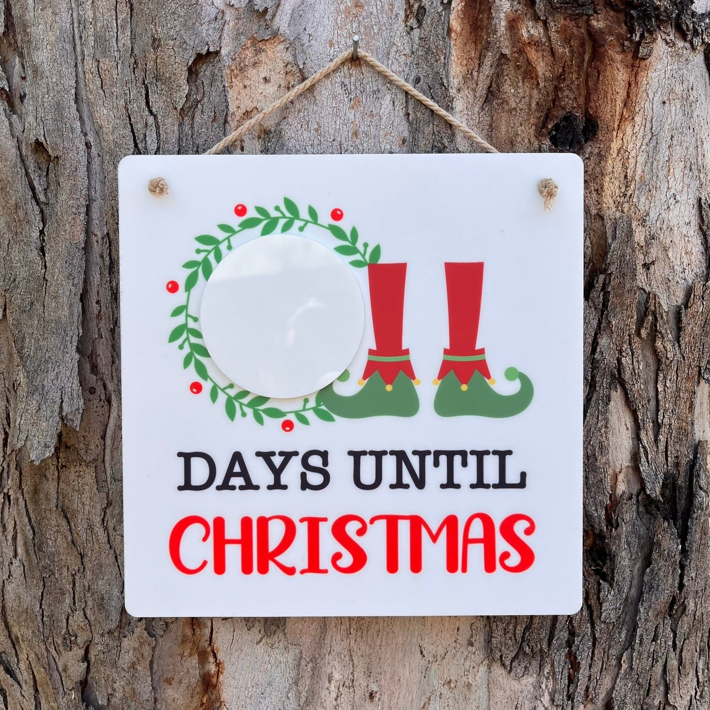 Budget Days until Christmas Square Countdown - Webster Enterprises