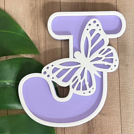 Butterfly Set 2 Layered Letters - Webster Enterprises