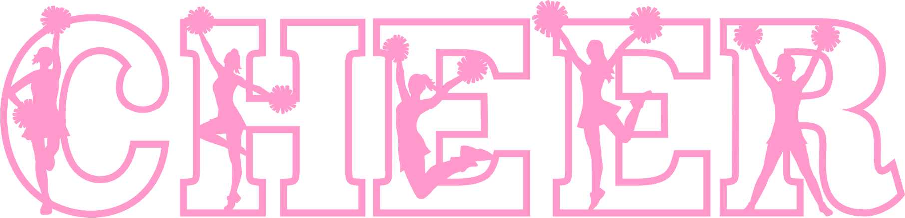 Cheerleader Layered Letters - Webster Enterprises