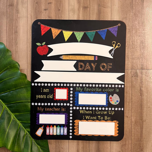 Customisable First/Last Day of School Board Extra - Webster Enterprises