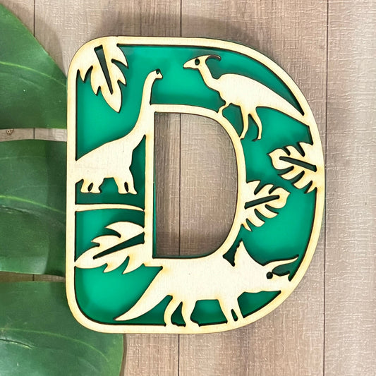 Dinosaur Layered Letters - Webster Enterprises