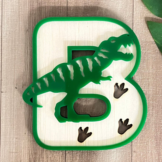 Dinosaur Set 3 Layered Letters - Webster Enterprises