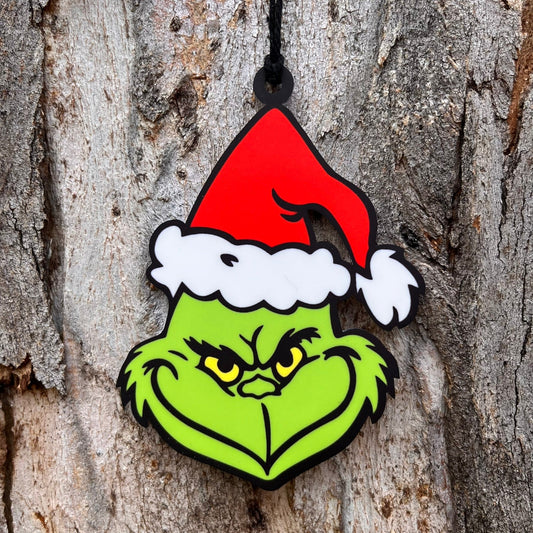 Grinch Head Christmas Ornament - Webster Enterprises