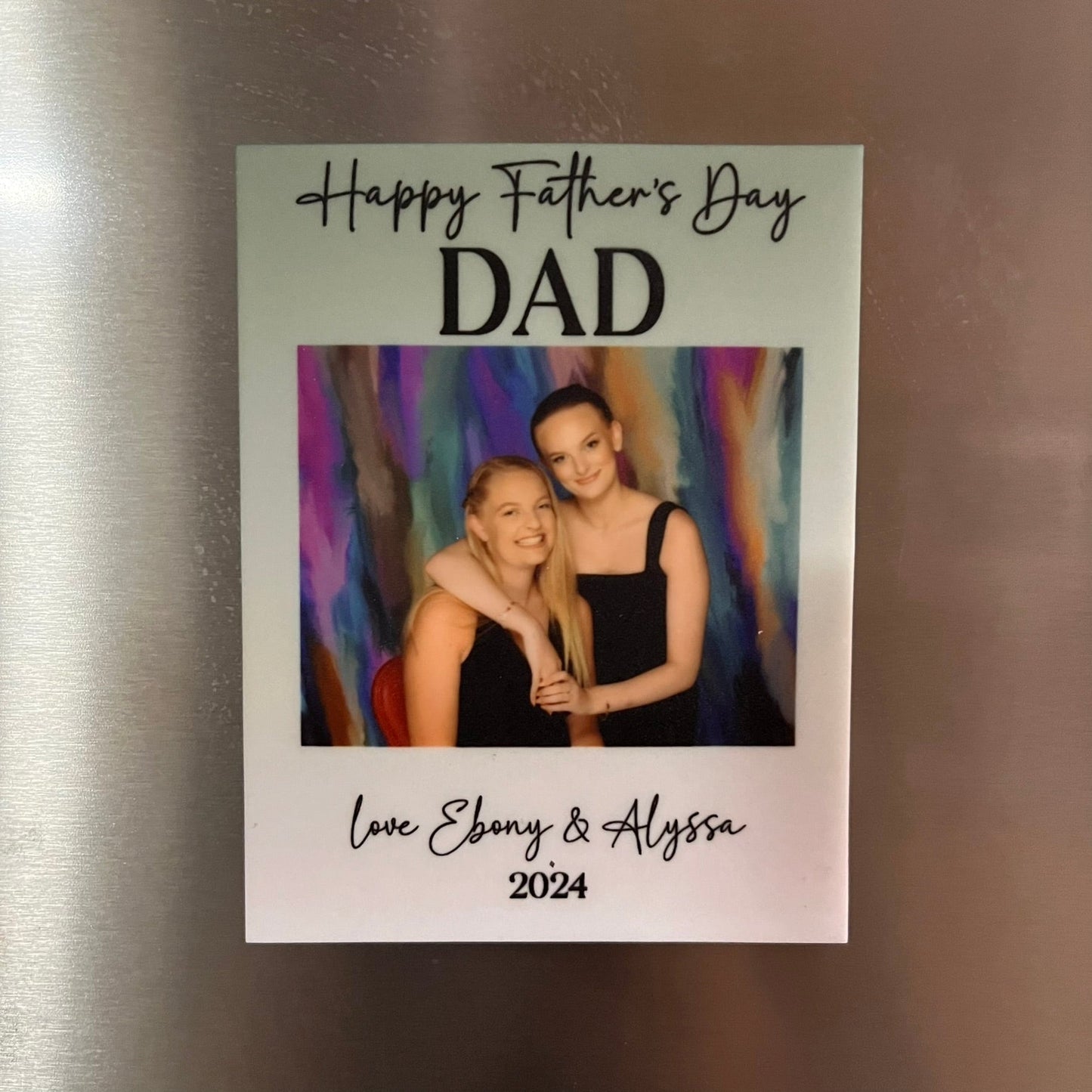 Happy Father's Day Sublimated Fridge Magnet - Webster Enterprises