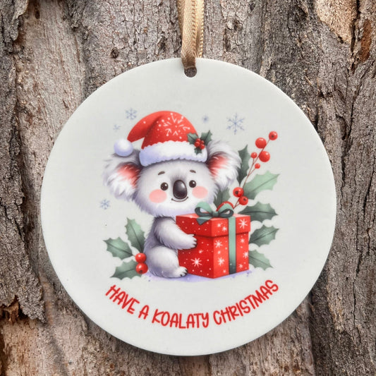 Have a Koalty Christmas Ornament - Webster Enterprises