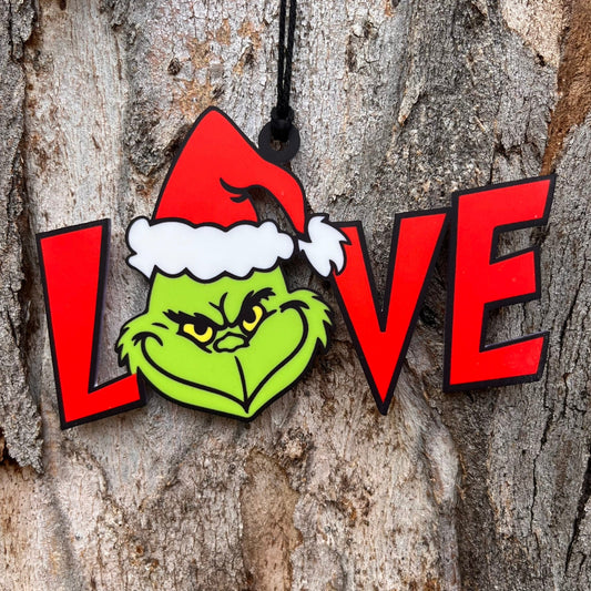 Love Grinch Christmas Ornament - Webster Enterprises