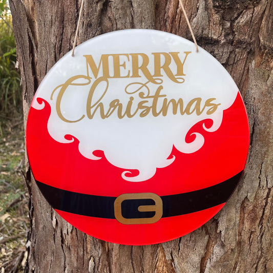 Merry Christmas Door/Wall Plaque - Webster Enterprises