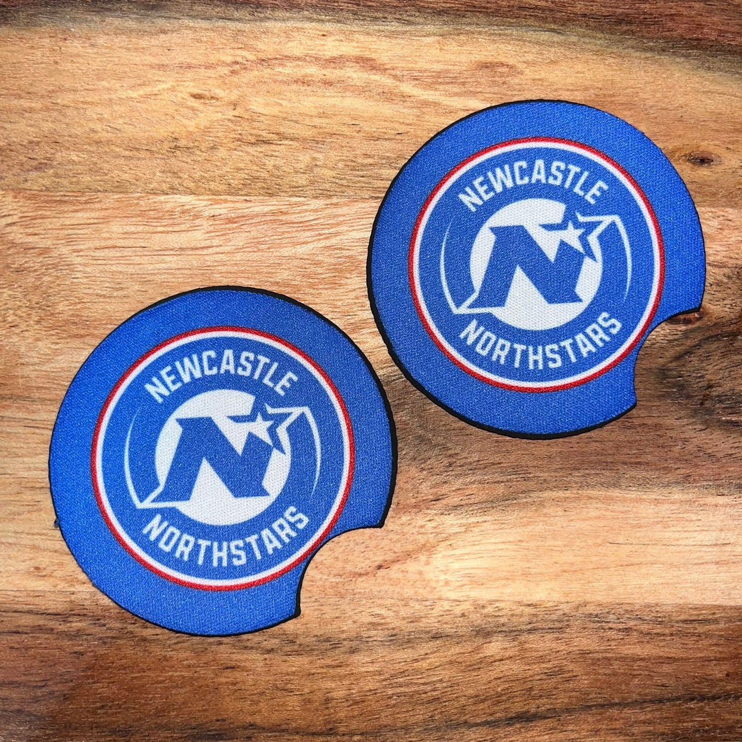 Newcastle Northstars Car Coasters - Webster Enterprises