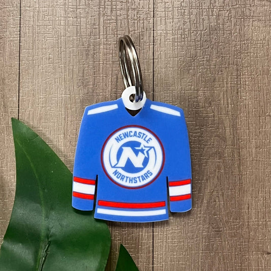 Newcastle Northstars Jersey Keyring - Webster Enterprises