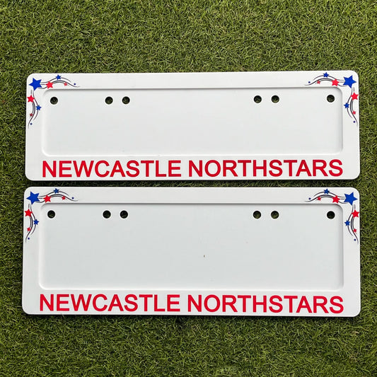 Newcastle Northstars Number Plate Surrounds - Webster Enterprises