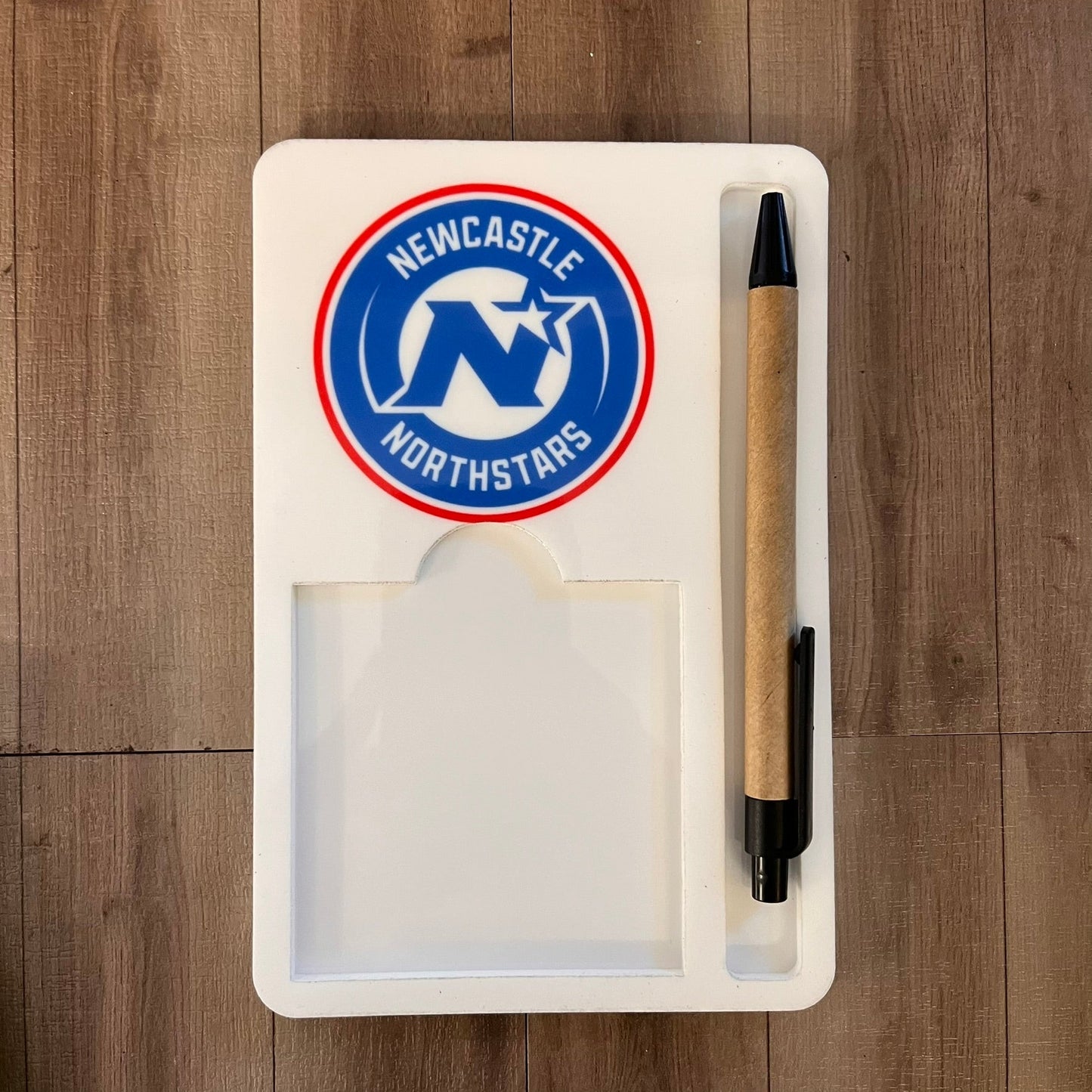 Newcastle Northstars Post it Note & Pen Holder - Webster Enterprises