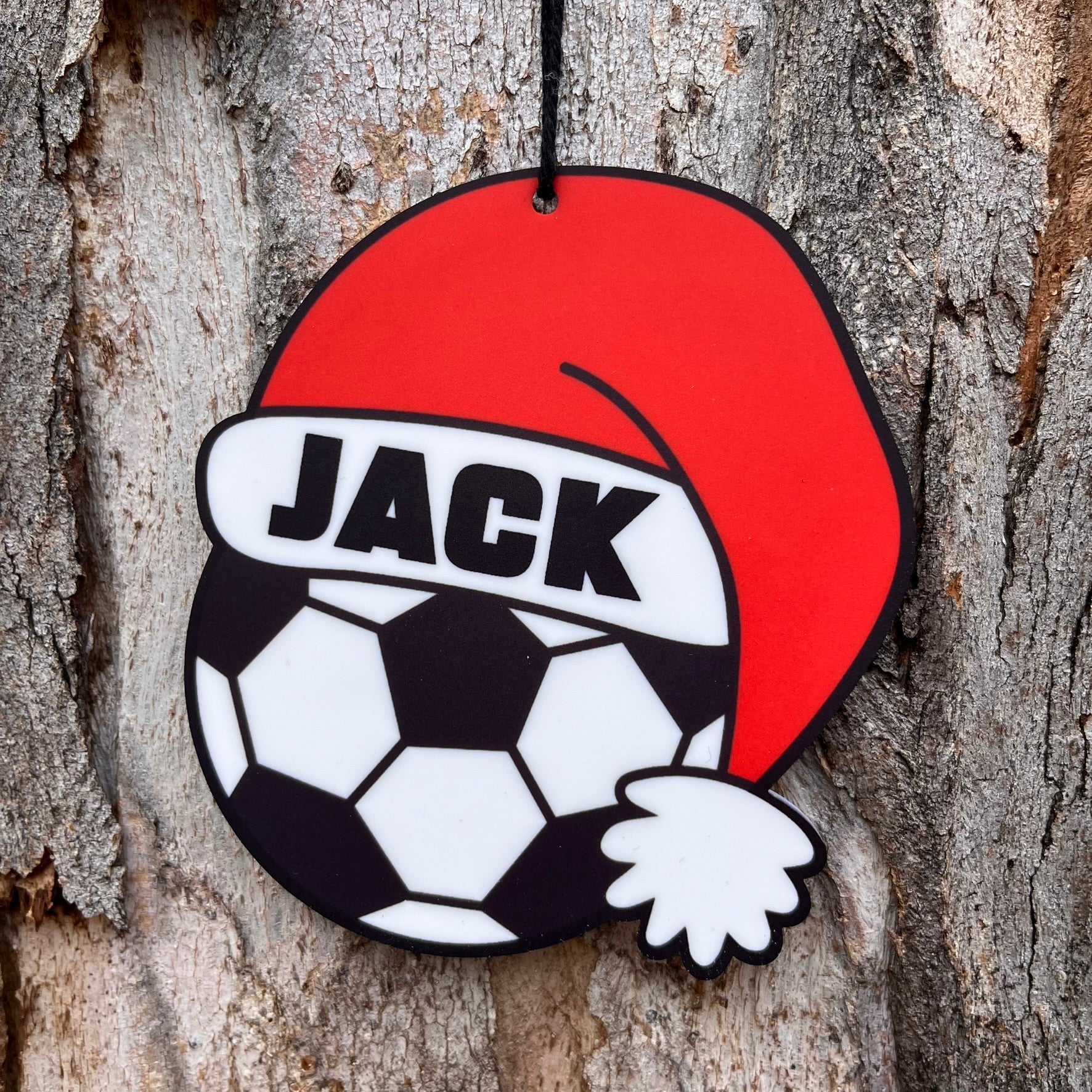 Personalised Acrylic Sublimated Sports Ball Ornaments - Webster Enterprises