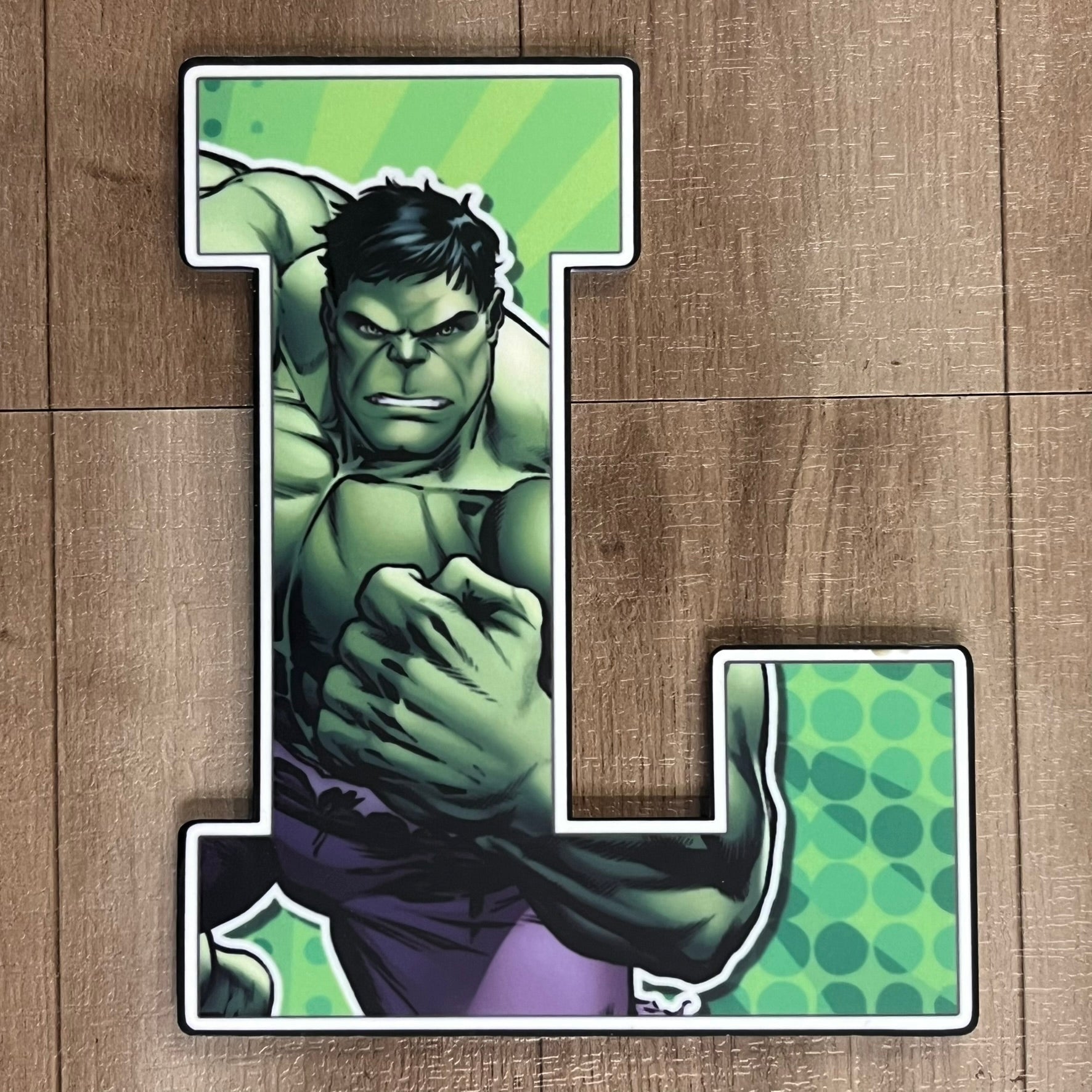 Super Hero Budget Letters - Sublimated Acrylic - Webster Enterprises