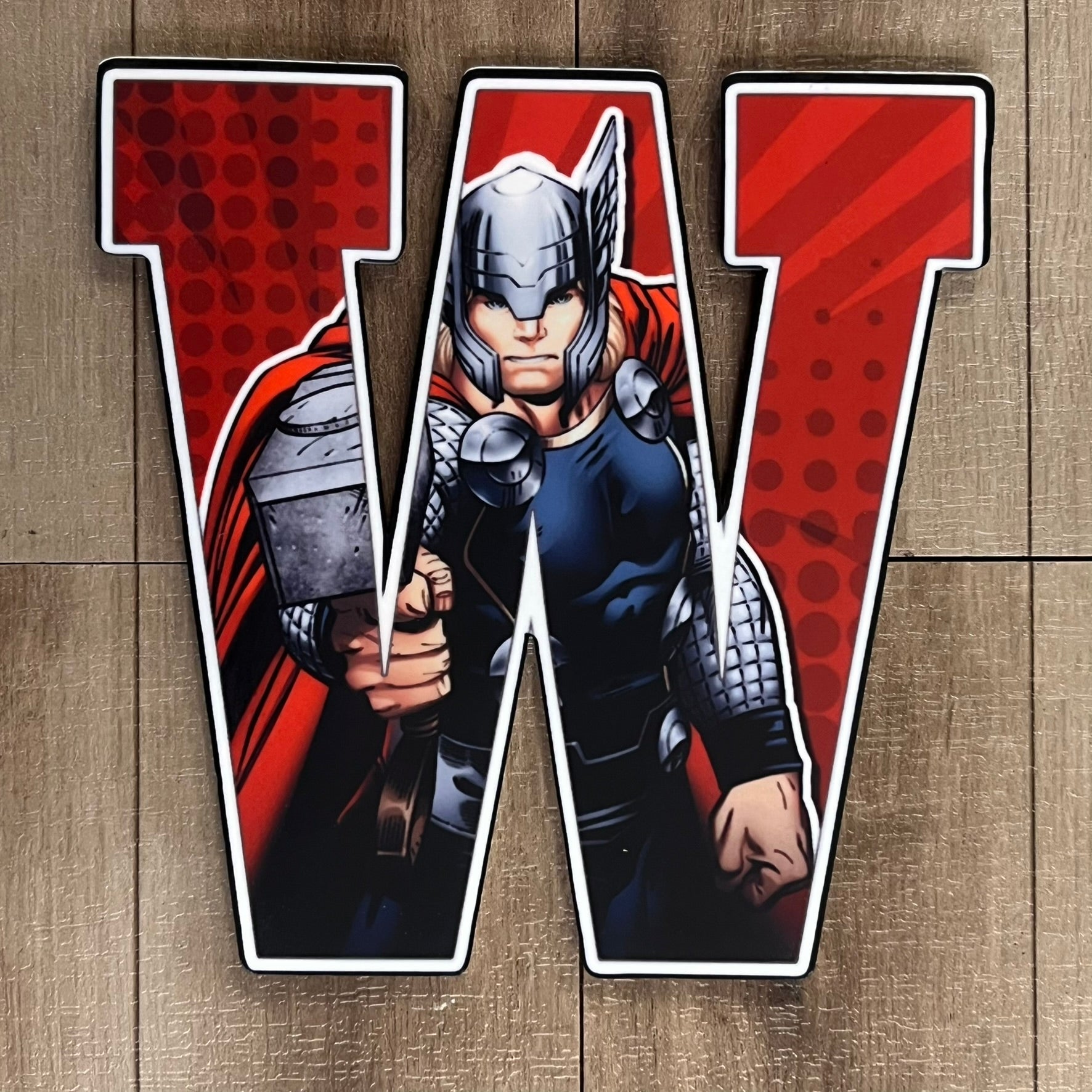 Super Hero Budget Letters - Sublimated Acrylic - Webster Enterprises