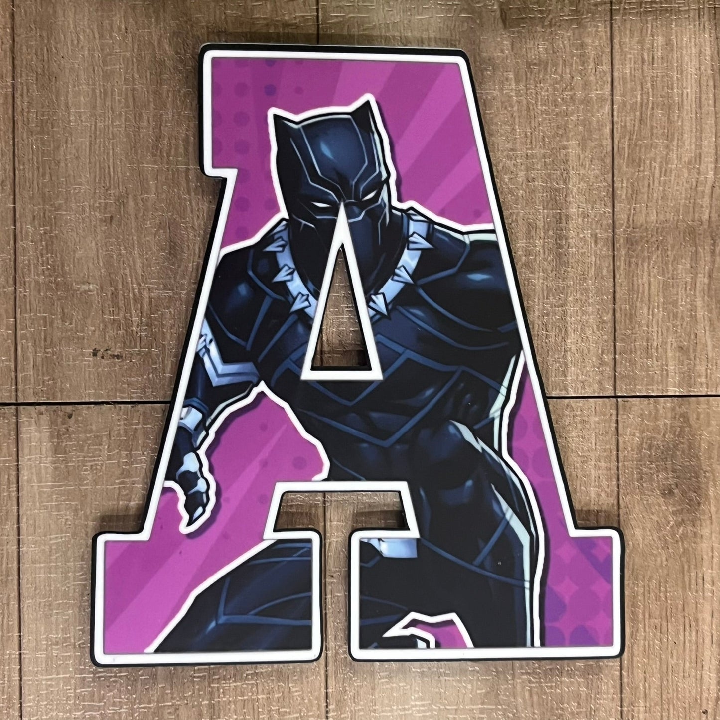 Super Hero Budget Letters - Sublimated Acrylic - Webster Enterprises