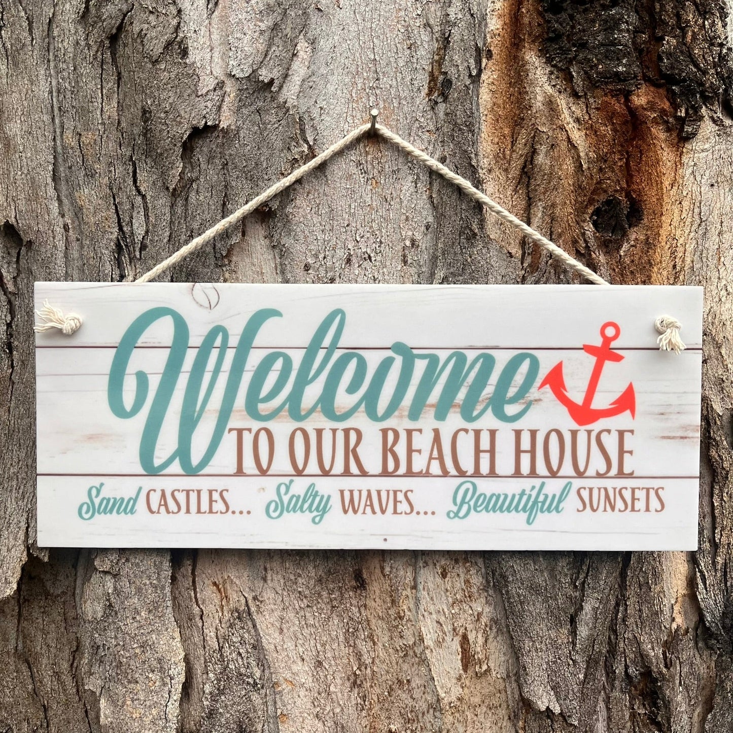 WELCOME TO OUR BEACH HOUSE PLAQUE - Webster Enterprises