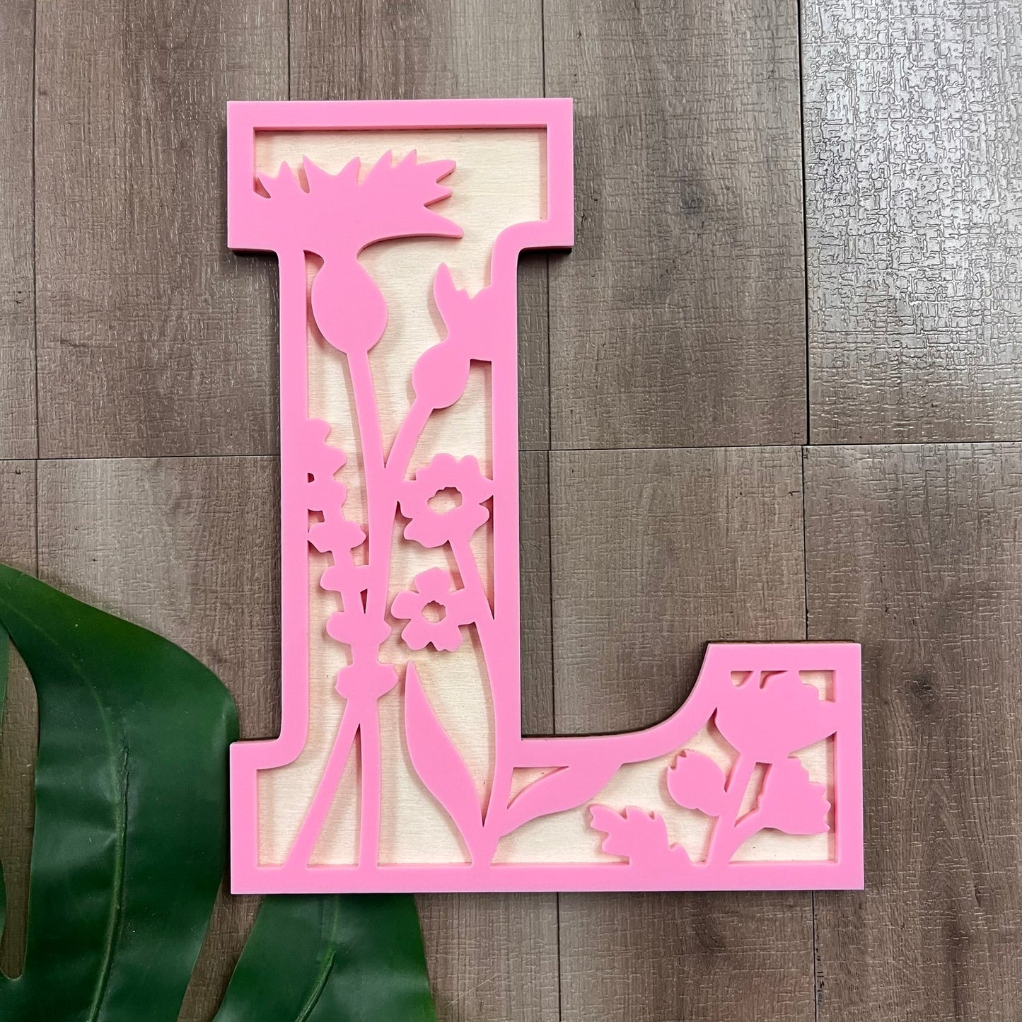 Wildflower Set 1 Layered Letters - Webster Enterprises