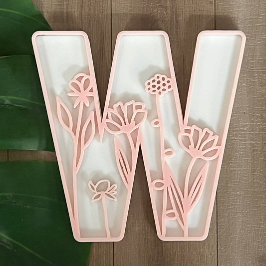 Wildflower Set 2 Layered Letters - Webster Enterprises