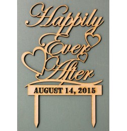 HAPPILY EVER AFTER CUSTOMISED WITH DATE - CT013