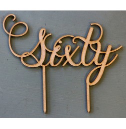 SIXTY CAKE TOPPER - CT188