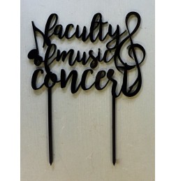 FACULTY OF MUSIC CONCERT CAKE TOPPER - CT266
