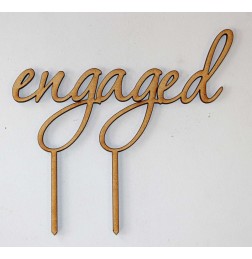 ENGAGED CAKE TOPPER - CT083