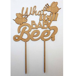 WHAT WILL BABY BE? CAKE TOPPER - CT223