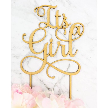 IT'S A GIRL CAKE TOPPER - CT252
