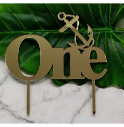 ONE ANCHOR CAKE TOPPER - CT261