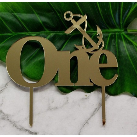 ONE ANCHOR CAKE TOPPER - CT261