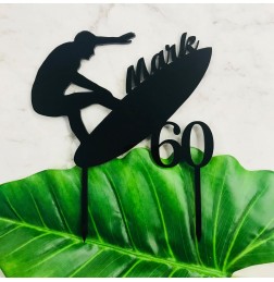 SURFING 1 CAKE TOPPER - CT293