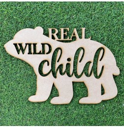 REAL WILD CHILD WALL PLAQUE - BK067