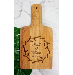 CUSTOMISED NAMES & DATE CHOPPING BOARD - CH007